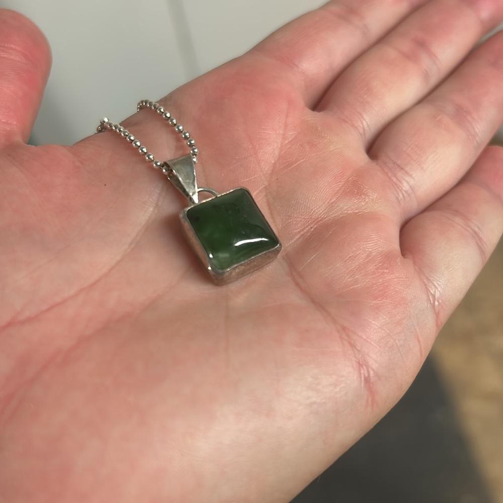 Vintage Handmade Stone Pendant